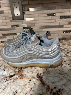 Nike Air Max 97 in Light Gray,  silver & Pale Blue size 6 1/2-rare
